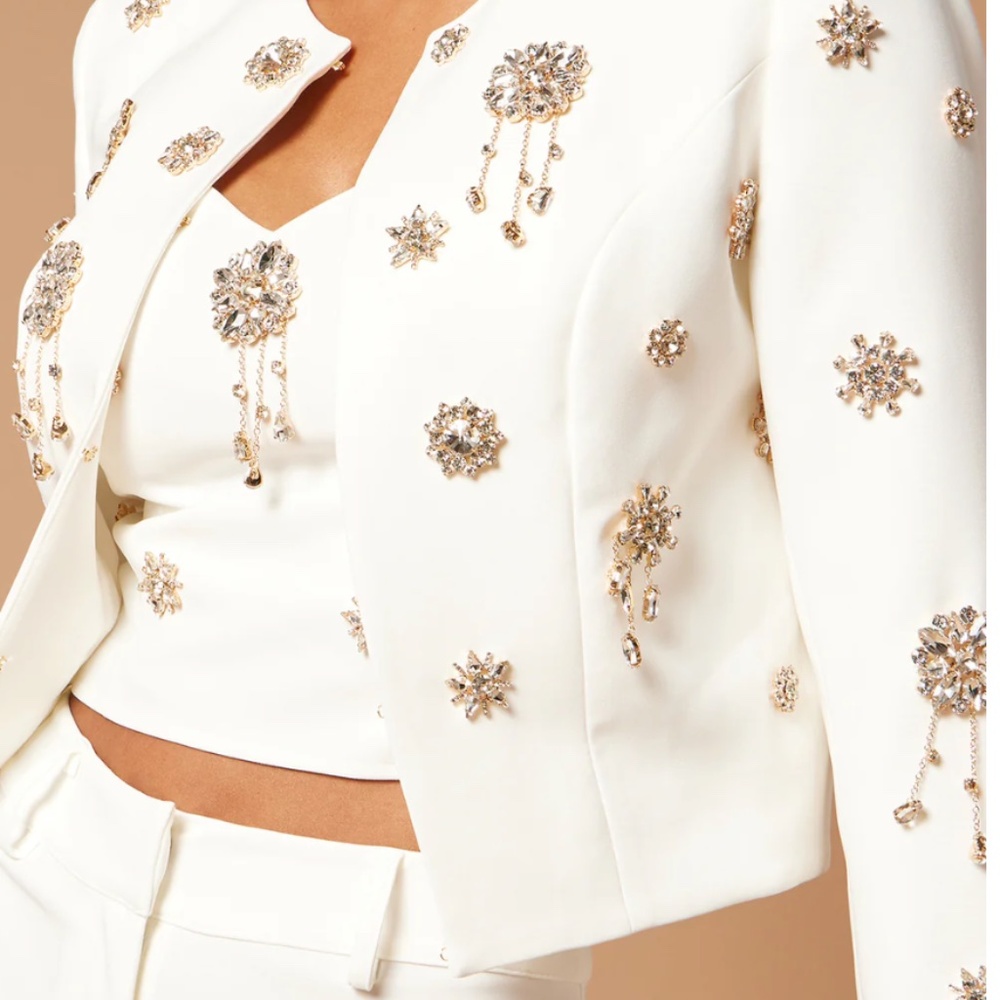 Embellished 3 Piece Pant Set - Picture 3 of 4